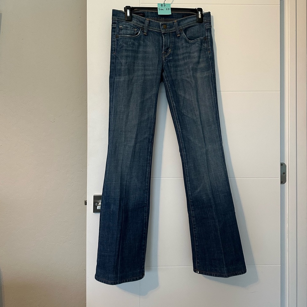 Seven7 low waist flare jeans